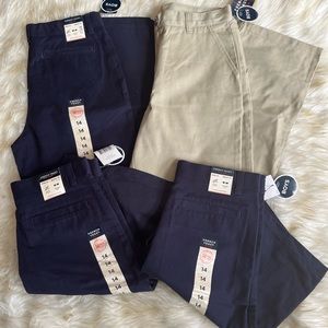 Sale NWT boys French Toast School Uniform Pants and Shorts size 14 waist 27
